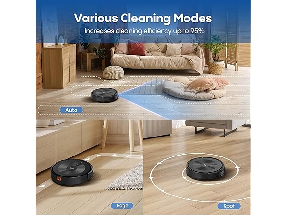 AZQQ 2 in 1 Robot Vacuum and Mop