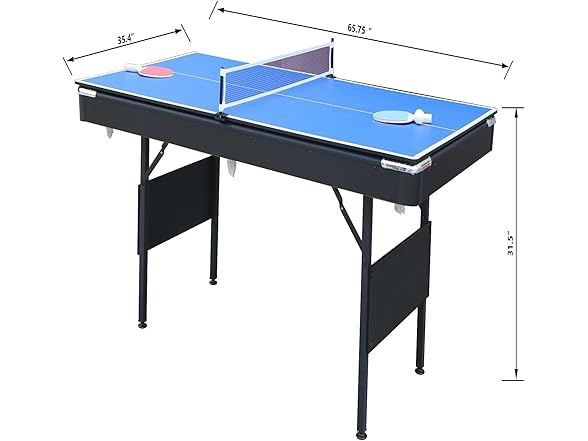 5.5 FT 3-in-1 Portable Pool Table