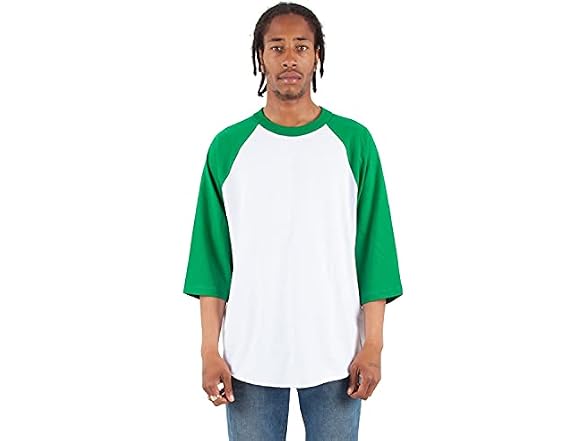 Shaka Wear Men (3XL) Baseball Raglan Shirt