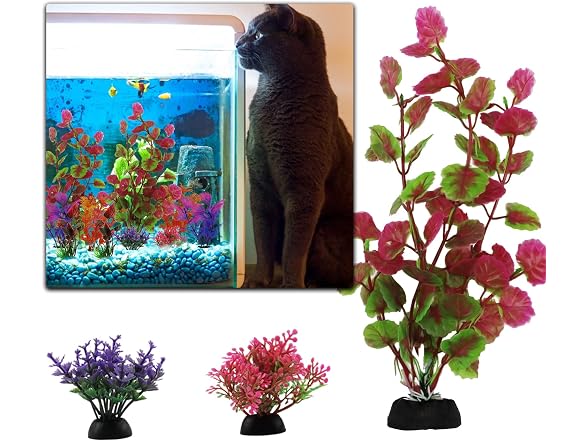 Aquarium Decorations Plants, 10pcs Aquarium