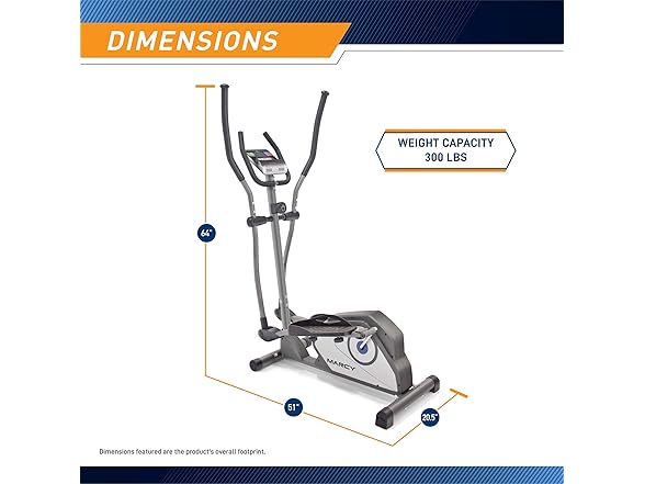 Marcy Magnetic Elliptical Trainer NS-40501E