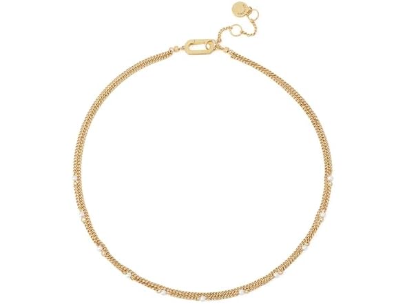 AllSaints Women Layered Rae Pearl Necklace