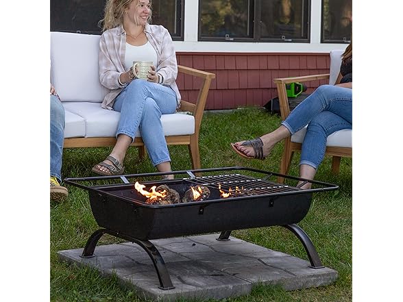 Sunnydaze 36-Inch Northland Steel Outdoor Fire Pit