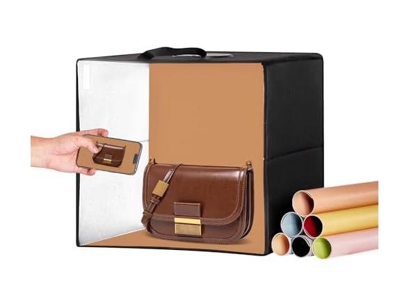 Photo Studio Light Box, 12" x 12", 3000-5600K
