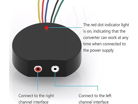 Stereo Line-Output Converter w/Remote
