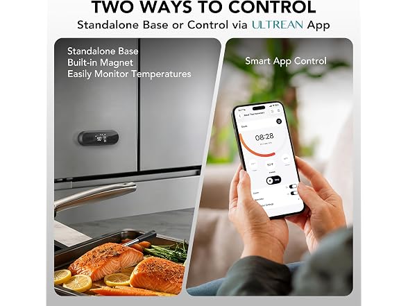 Ultrean Smart Wireless Meat Thermometer