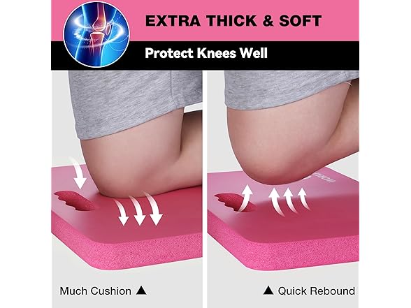 WORKPRO Extra Thick Kneeling Pad, 2pk Pick Color