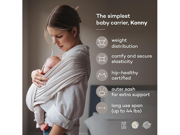 Konny Baby Carrier Elastech Luxury Essentials