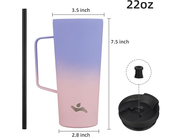 Konokyo 22 oz Insulated Tumbler Pastel Sunset