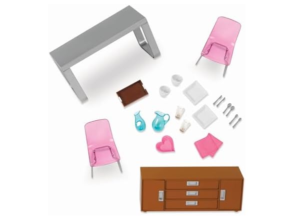 Lori Dining Room Set for Mini Dolls
