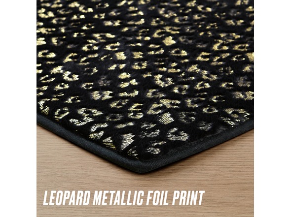 Juicy Couture Heart Foil Print Area Rug