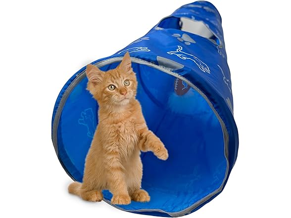NFL Detroit Lions Cat Tunnel Tube Toy