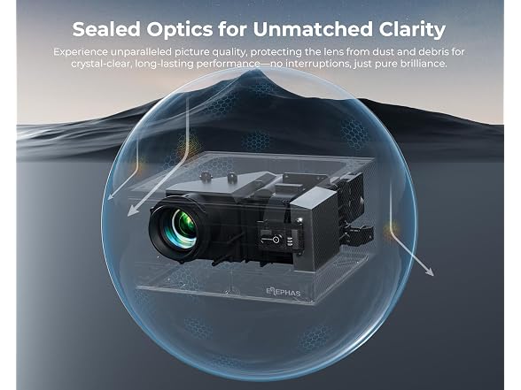 ELEPHAS Smart 4K Supported Projector