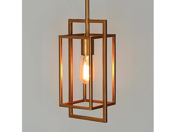 KSANA Antique Gold Pendant Lighting, Modern Golden
