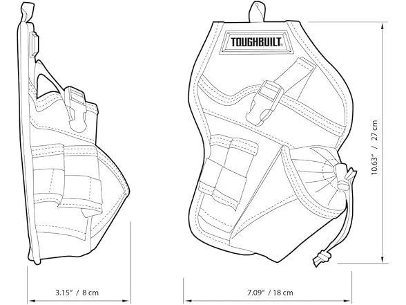 ToughBuilt TB-220-B Drill Holster - Header Card - Box -