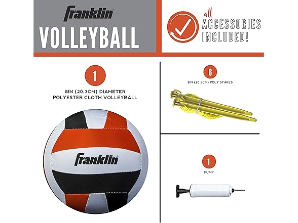 Franklin Sports Family Volleyball Set