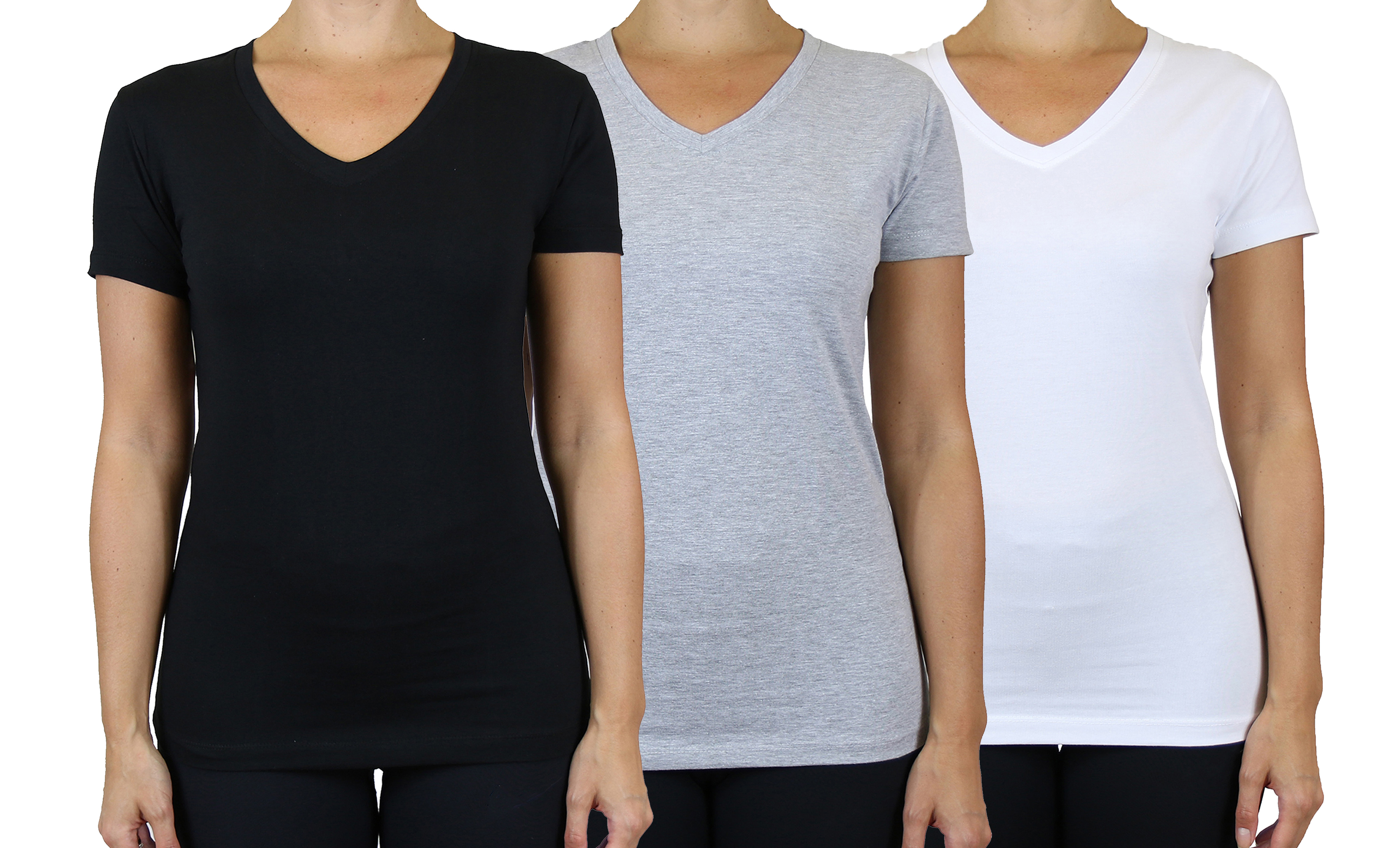 Womens S/S Cotton Stretch Tee - Gallery 18