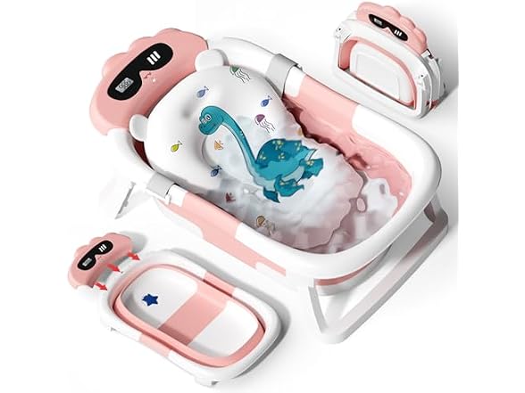 AVIDOR Collapsible Baby Bathtub