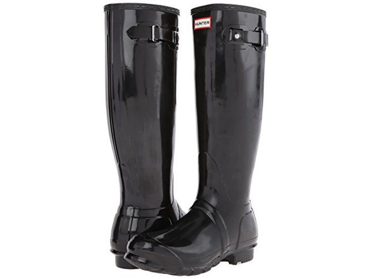 Hunter Women's Original Tall Gloss Boot Black Size 9