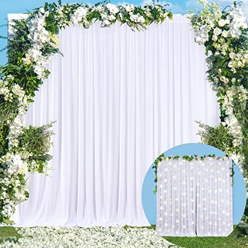 Wedding Parties Backdrop Photo Curtains