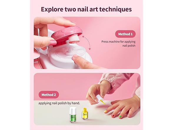 Girls Nail Salon & Makeup Toy Set