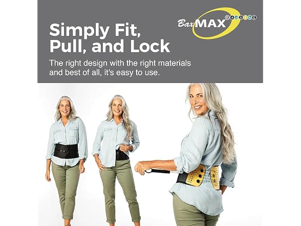 BaxMAX Adjustable Back Brace Small
