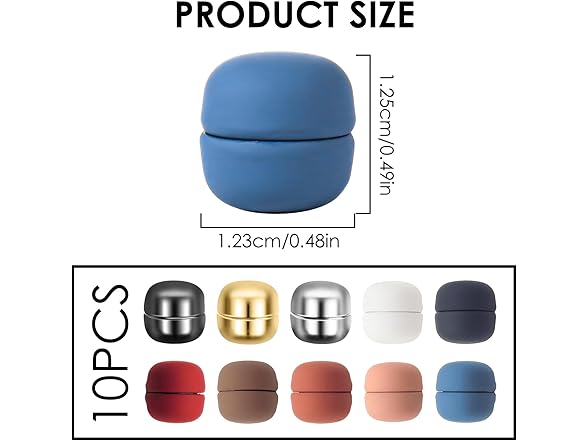 AEDOVE 10 Pairs Hijab Pins