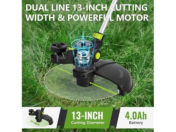 LPSUK 13-Inch Electric Weed Wacker