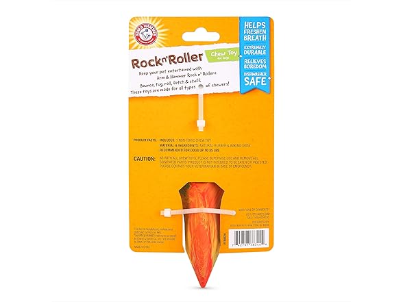 Arm & Hammer Rock-N-Roller Stuffable Dental Chew