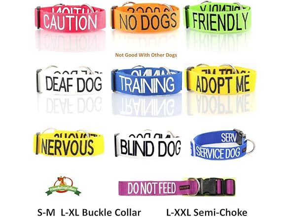 NO Dogs Dexil Friendly Dog Collars
