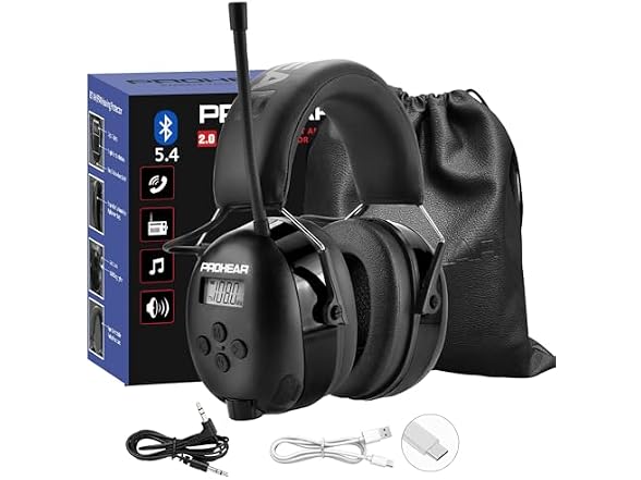 PROHEAR Bluetooth Radio Headphones