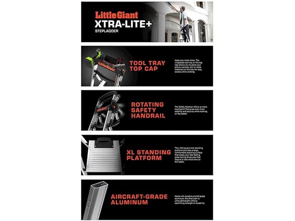 Little Giant Ladder 15265-092 5' Xtra-Lite Plus