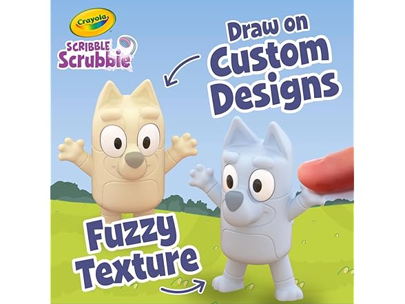 Crayola Scribble Scrubbies Deluxe Bluey