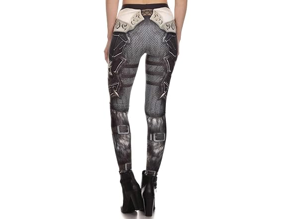 Mad Ink Women (XL) Steampunk Leggings Comic Pants