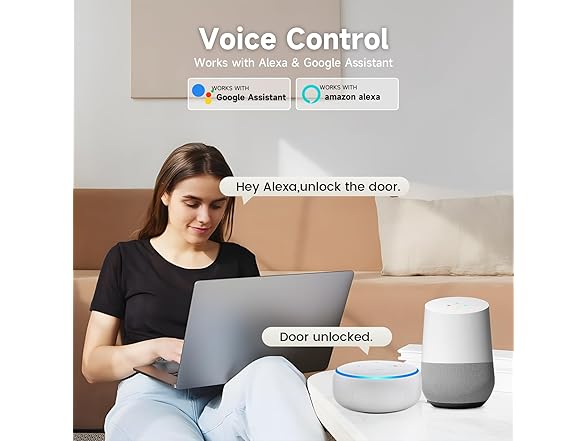 Keyless Entry Smart Lock Handle Set