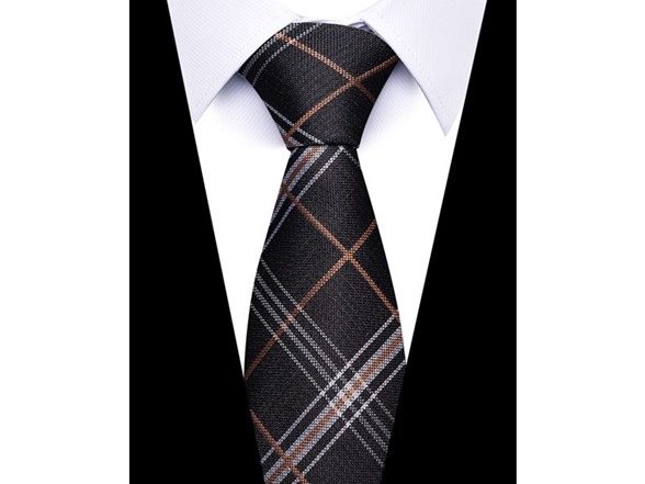 Charcoal Brown Check