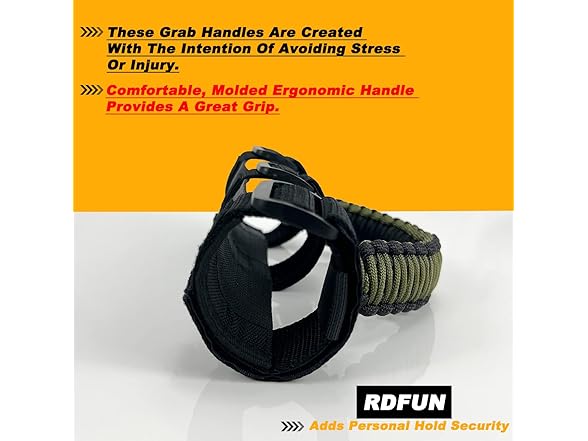 RDFUN RDFUN Roll Bar Grab Handles for UTV&AT