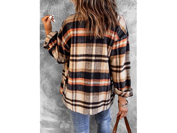 KevaMolly Women (S) Button Down Flannel Shirt