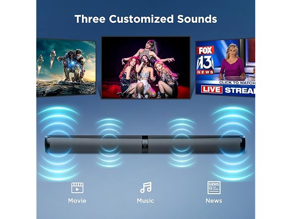 MZEIBO Sound Bar, 90W