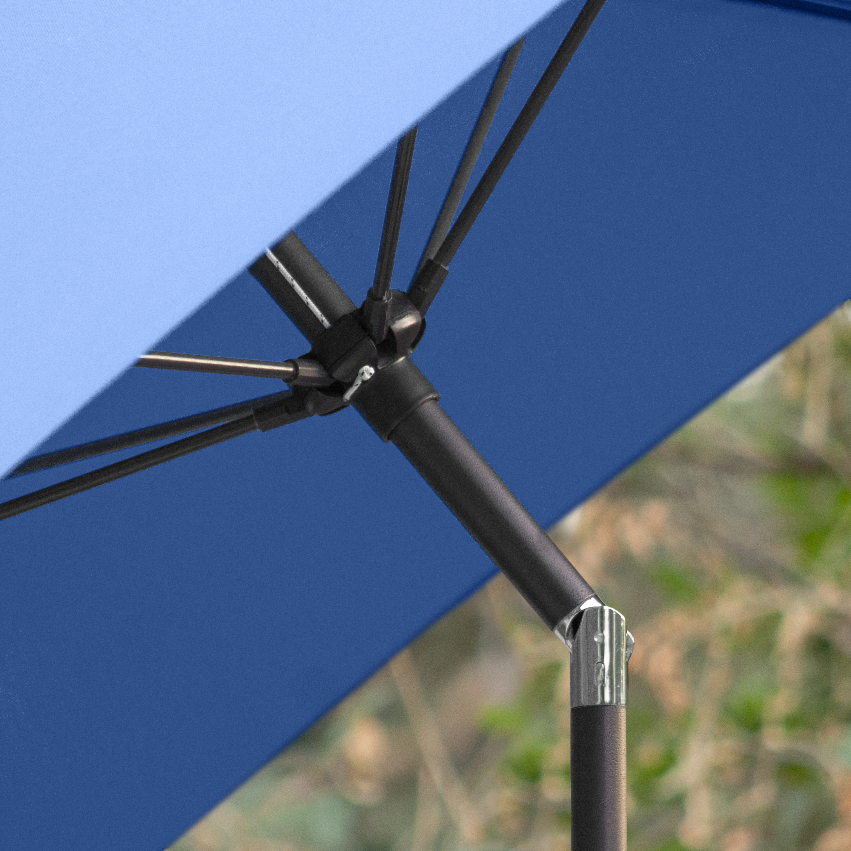 Astella 7.5'Rd Tiliting Aluminum Patio Umbrella, Crank Open - Gallery 42