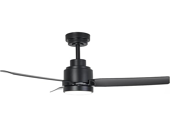 Parrot Uncle VZA01A116BK 42 Inch Black Ceiling Fan