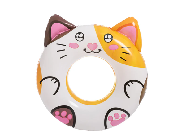 SLOOSH - Inflatable Cute Animal Pool Tubes, 3 Pcs