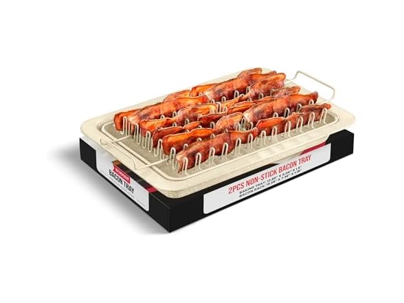 BAKKENMASTER Bacon Tray - 2-Piece Set