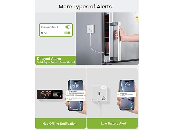 MOCREO WiFi Freezer Thermometer 2PK