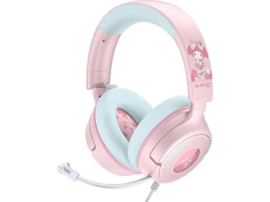 $34.99, Was $109.99, 68% Off! Razer Kraken V4 X Gaming Headset - My Melody Edition dealfomo
