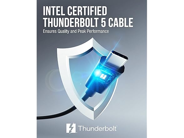 SABRENT CB-T5M1 Thunderbolt 5 Certified Cable 3ft