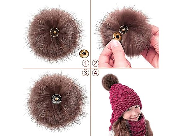 zorpia 12pcs DIY Knitting Hats Accessires - Blue)