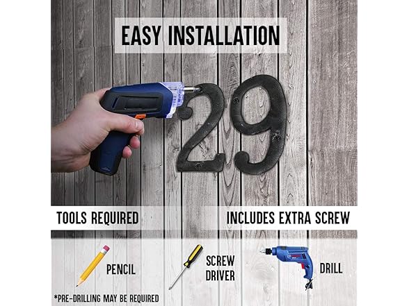 MY VINTAGE FINDS House Numbers For Outside Address