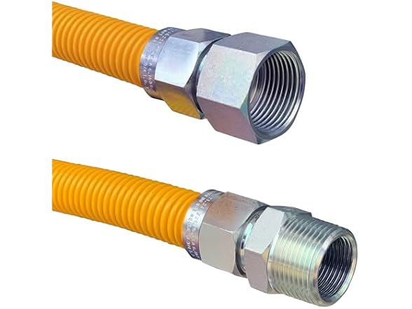 36" Stainless Steel Gas Connector with 3/4"