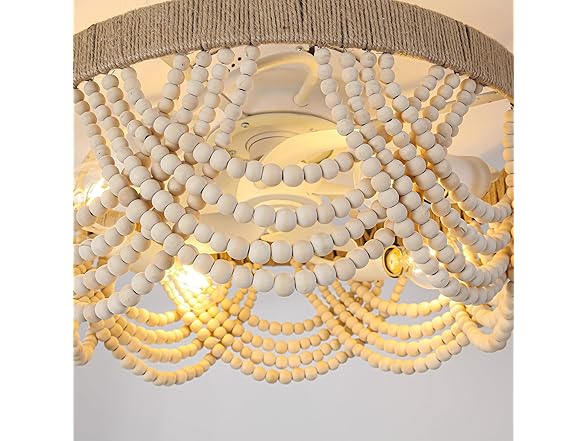 Parrot Uncle BBF3006 Medium Ceiling Fans with Lights Flush